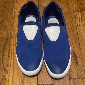Y-3 blue slip-on sneakers size 10 1/2